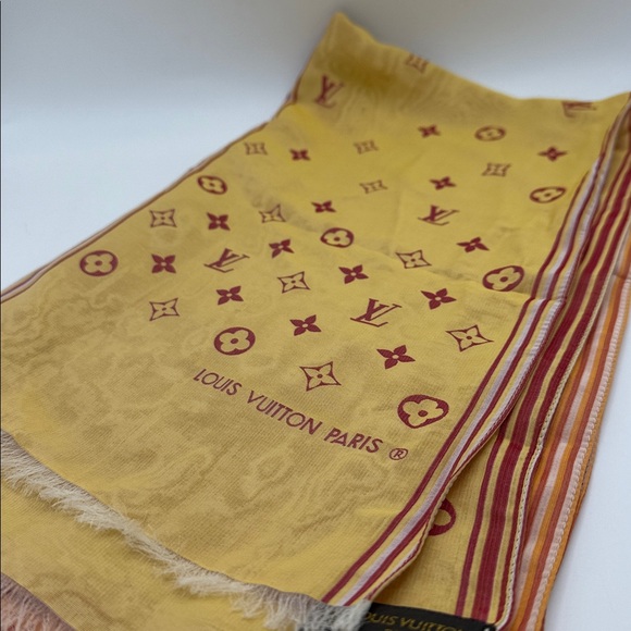 Louis Vuitton Monogram Silk Scarf - Picture 6 of 17